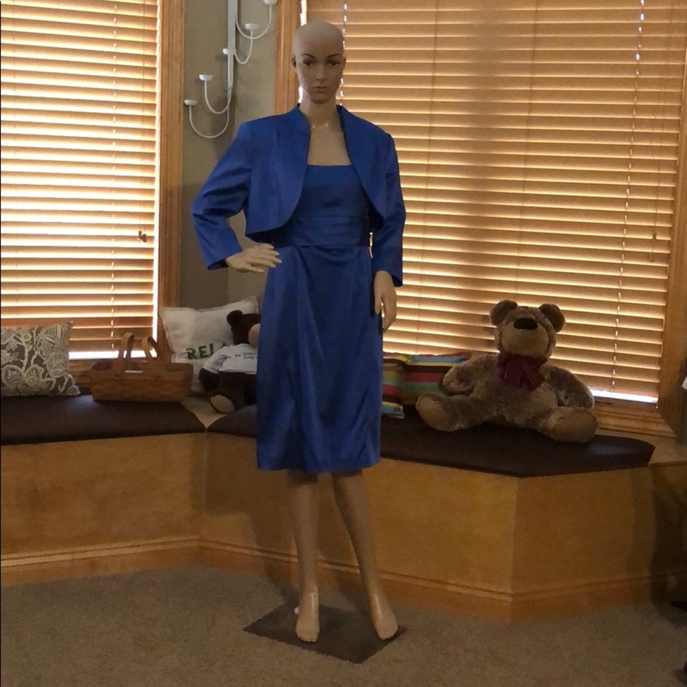 Blue Two Piece Dress
